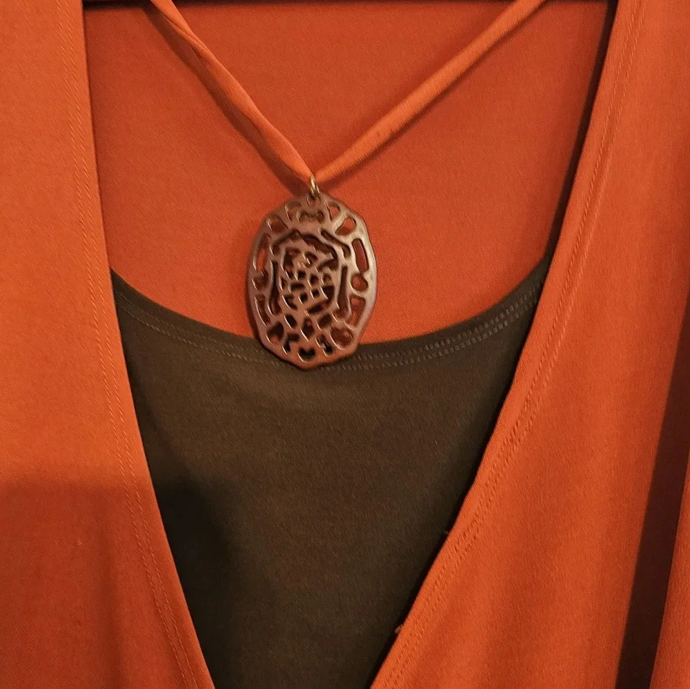 Hiatus Rust/Brown Cross-over Top - Picture 3 of 5